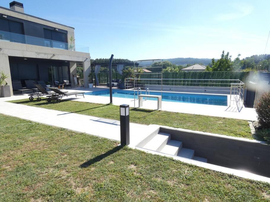 Chalet De Diseno Moderno En ซันเชนโช ภายนอก รูปภาพ